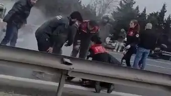 TEM Otoyolu’nda Zincirleme Kaza: Dört Polis Memuru da Yaralandı!