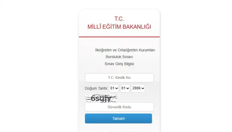 2025 Bursluluk Sınavı Giriş Belgesi Hakkında Tüm Bilgiler