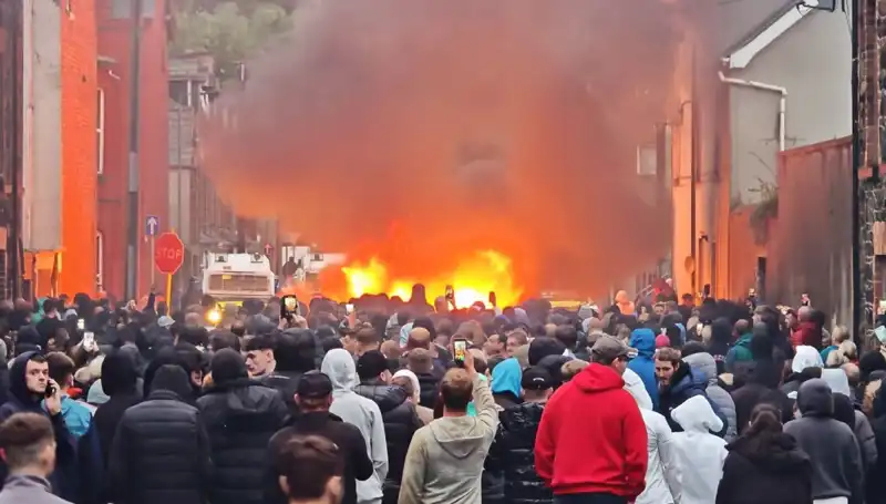 Kuzey İrlanda'da Cinsel Saldırı Protestoları Büyüyor: Evler Neden Ateşe Verildi?