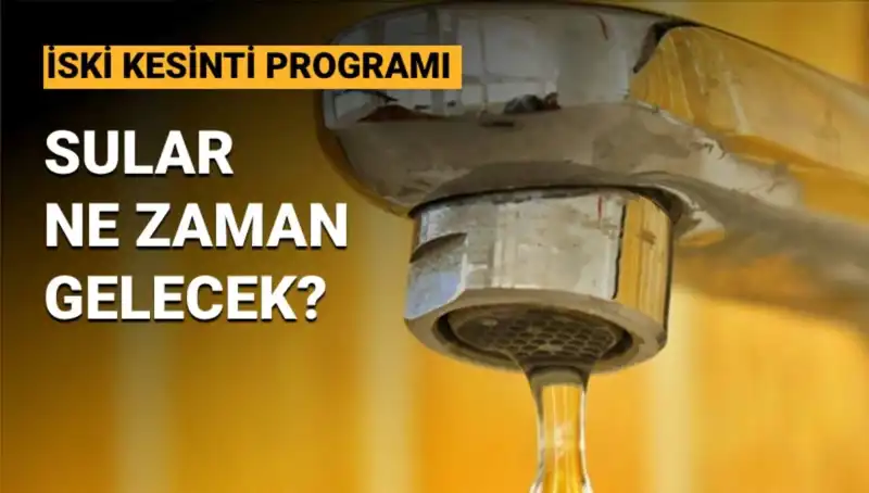 Üsküdar ve Ümraniye'de Su Kesintisi! 14 Mayıs Tarihli Program Açıklandı