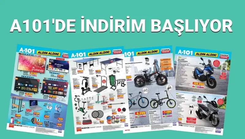 A101 Market'te 12 Haziran Aktüel Kataloğu ile Sürpriz Ürünler Geliyor!