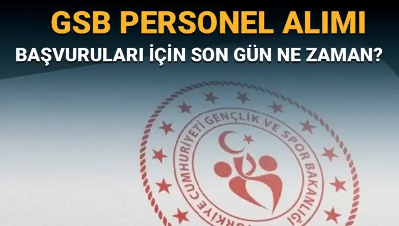 Gençlik ve Spor Bakanlığı Personel Alımı İçin Başvuru Süreci Başladı!