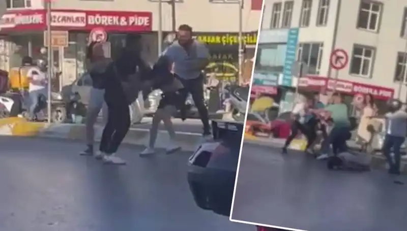 Esenyurt'ta Motosikletli İki Kadına Yapılan Saldırı Dehşet Verdi